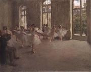 Edgar Degas The Rehearsal painting